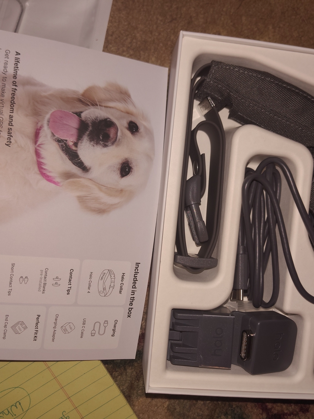 Halo Smart Dog Collar Accessory Kit - Gray Plus A Wireless Remote I Bought Sep